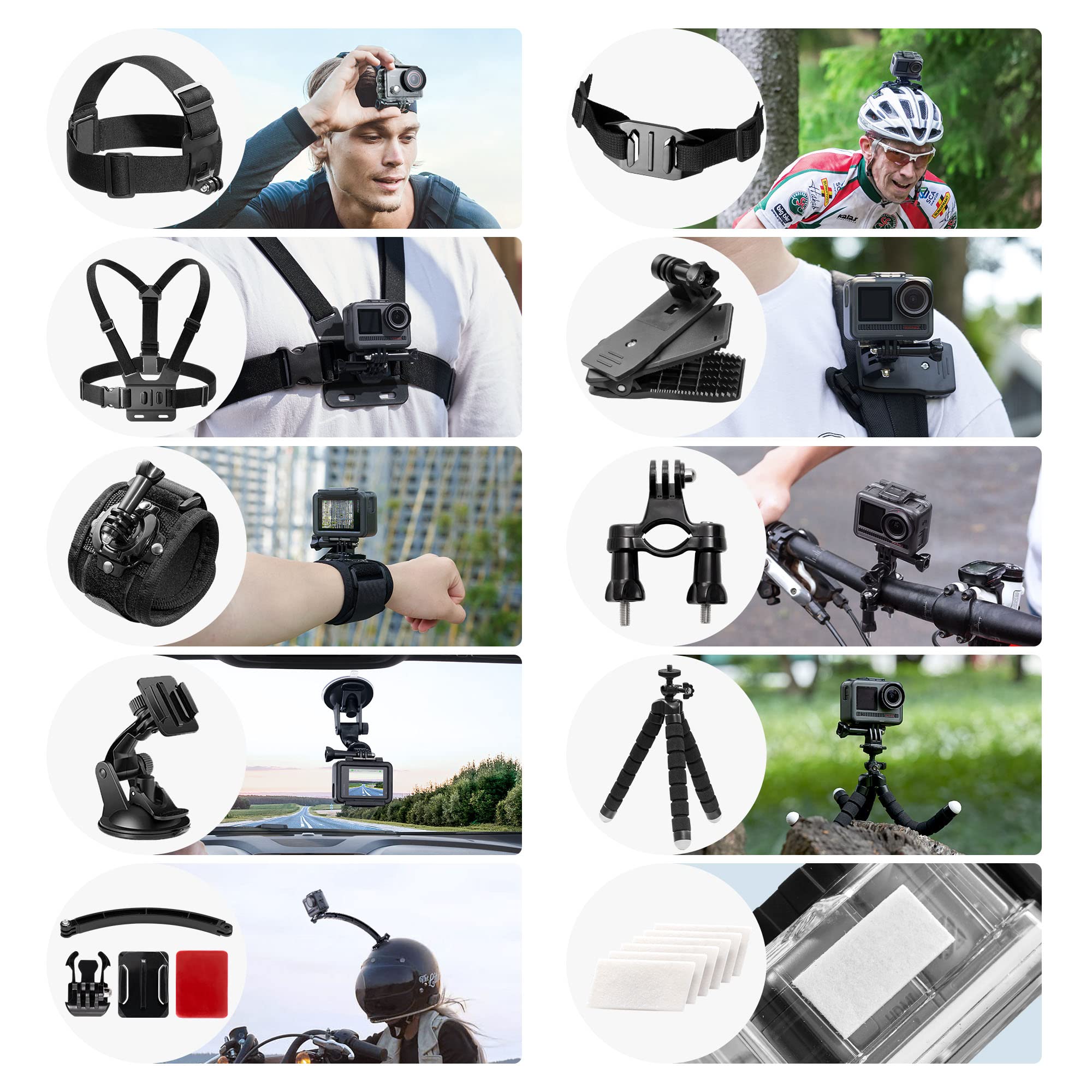 akaso-60-in-1-action-cam-zubeh-rset-mit-tasche image 3