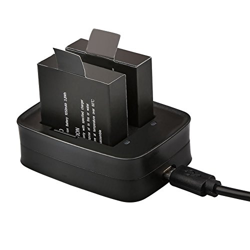 akaso-v50-elite-akku-set-2x-1050mah-mit-usb-doppelladeger-t image 7