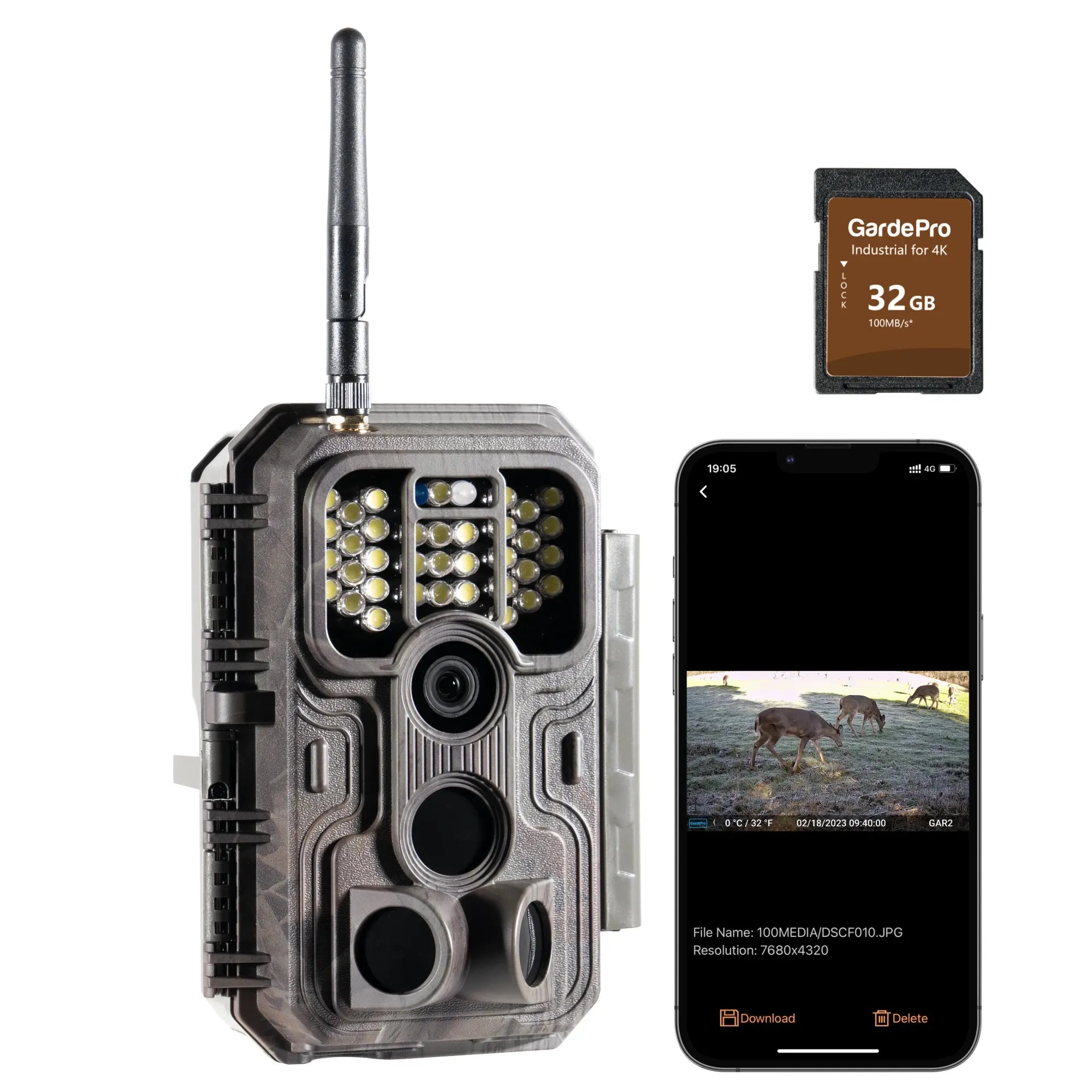 gardepro-e9pwf-white-flash-wifi-wildkamera-48mp image 2