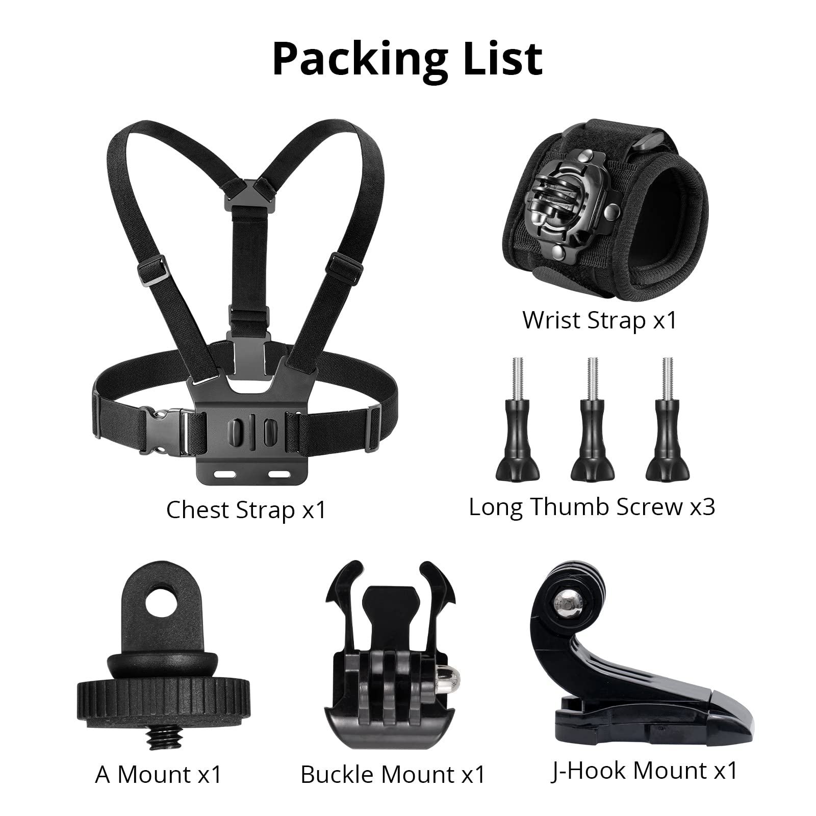 akaso-action-cam-bungee-kit-befestigungsset image 4