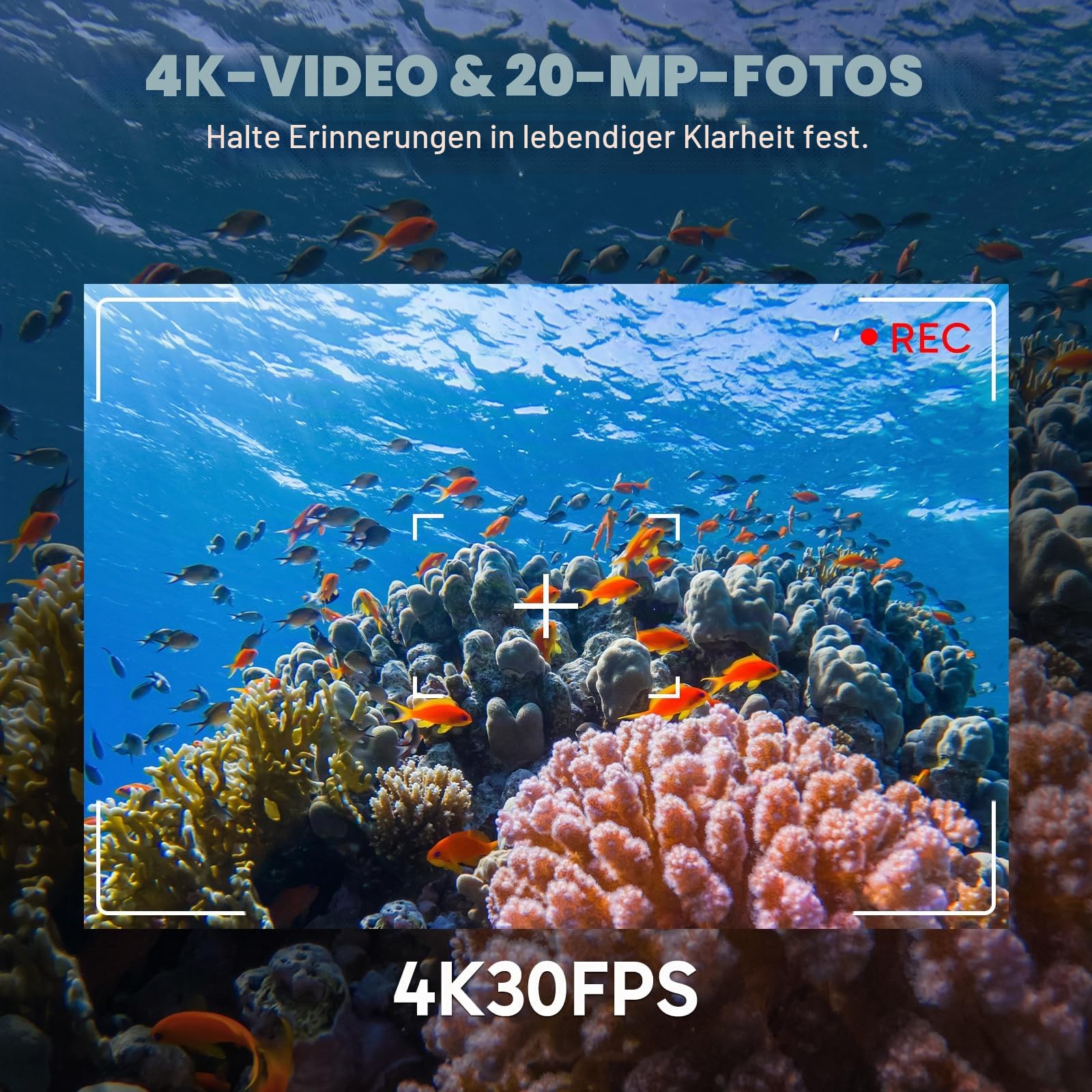 akaso-ek7000-pro-action-cam-4k30fps-wifi-40m-unterwasserkamera-mit-128gb-speiche image 2