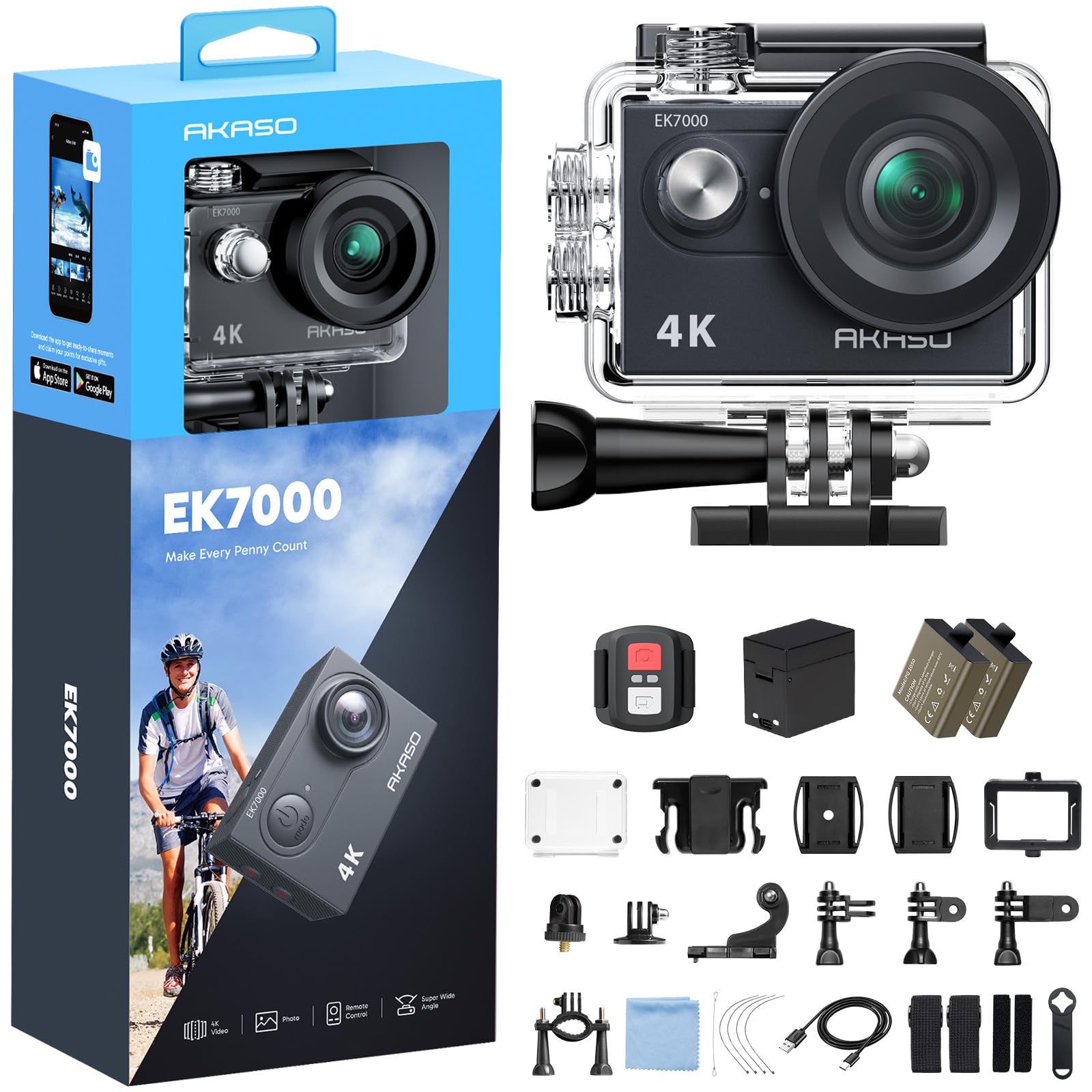akaso-ek7000-4k30-action-kamera-blau image 6