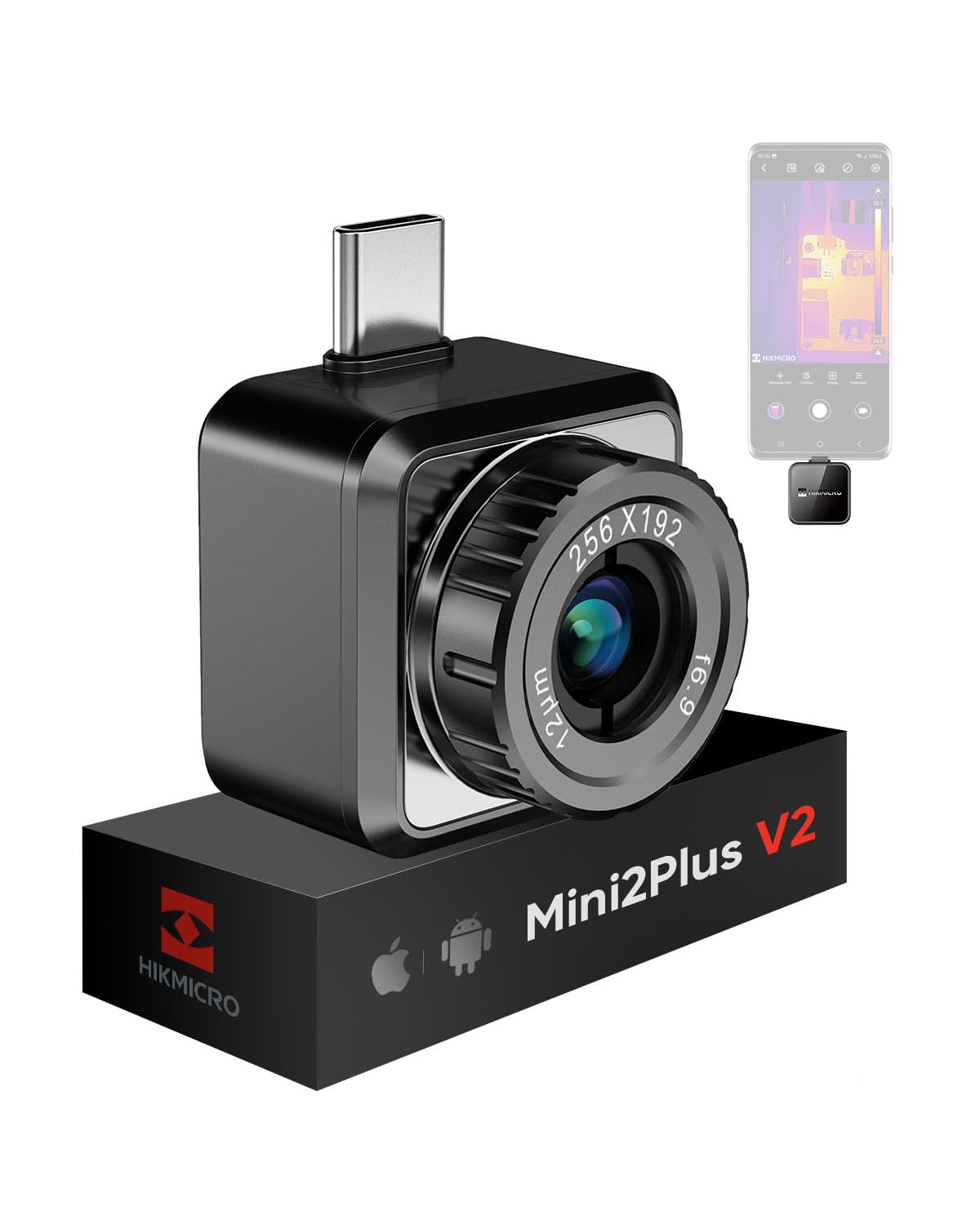 hikmicro-mini2plus-v2-w-rmebildkamera-f-r-usb-c-256-192-ir-aufl-sung-superir-ios image 1