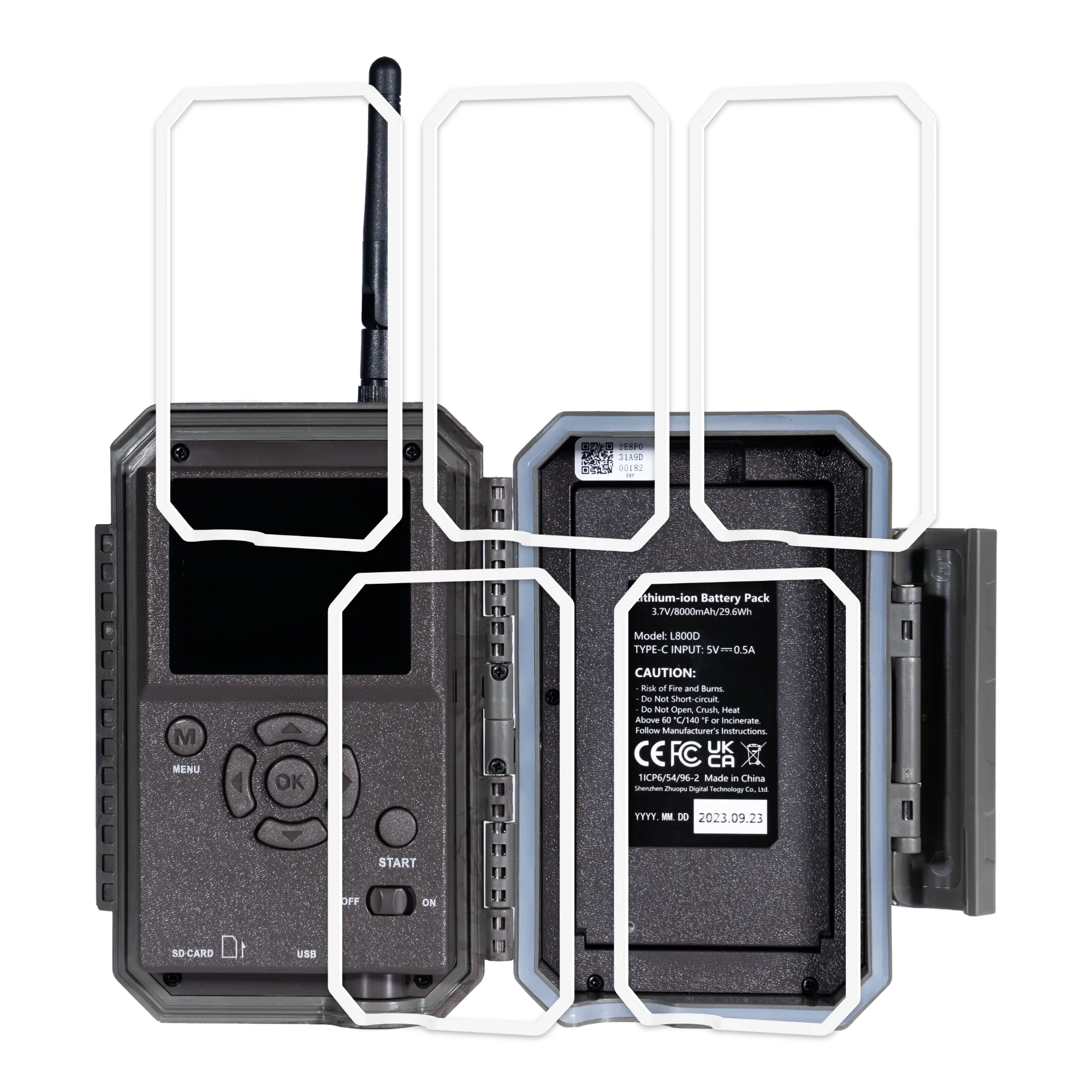 gardepro-dichtungsstreifen-s1-s2-s3-f-r-wildkamera image 1