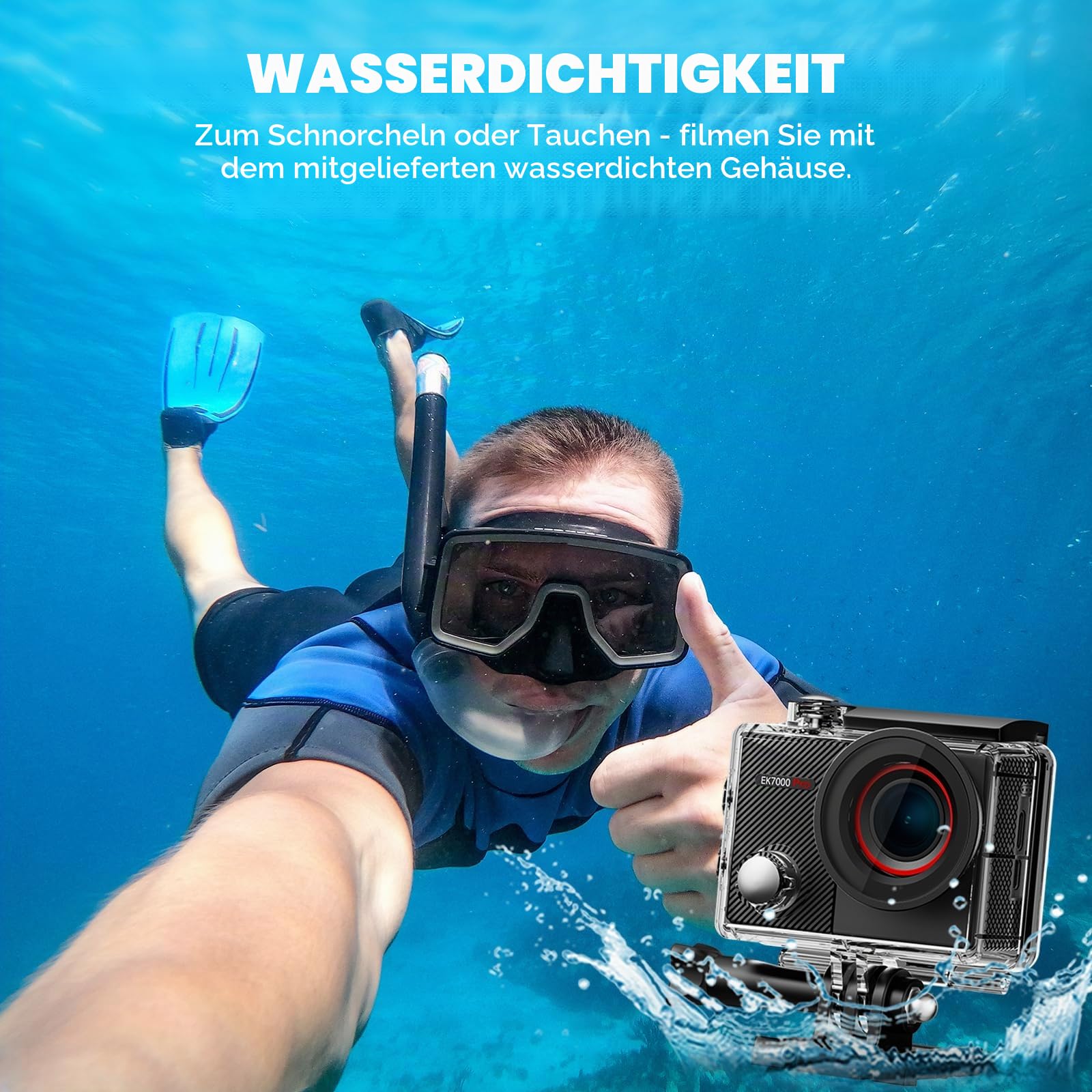 akaso-ek7000-pro-action-cam-4k30fps-wifi-40m-unterwasserkamera-mit-128gb-speiche image 3