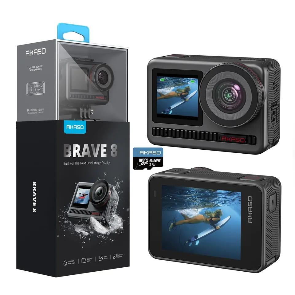 akaso-brave-8-action-cam-4k60fps-48mp-supersmooth image 1