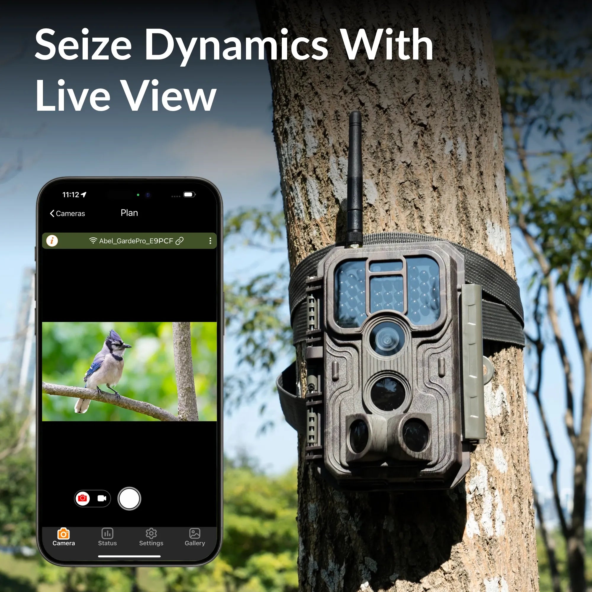 gardepro-e9pcf-wifi-wildkamera-64-mp-1296p-hd-8000-mah-akku-sony-starvis-app-ste image 4
