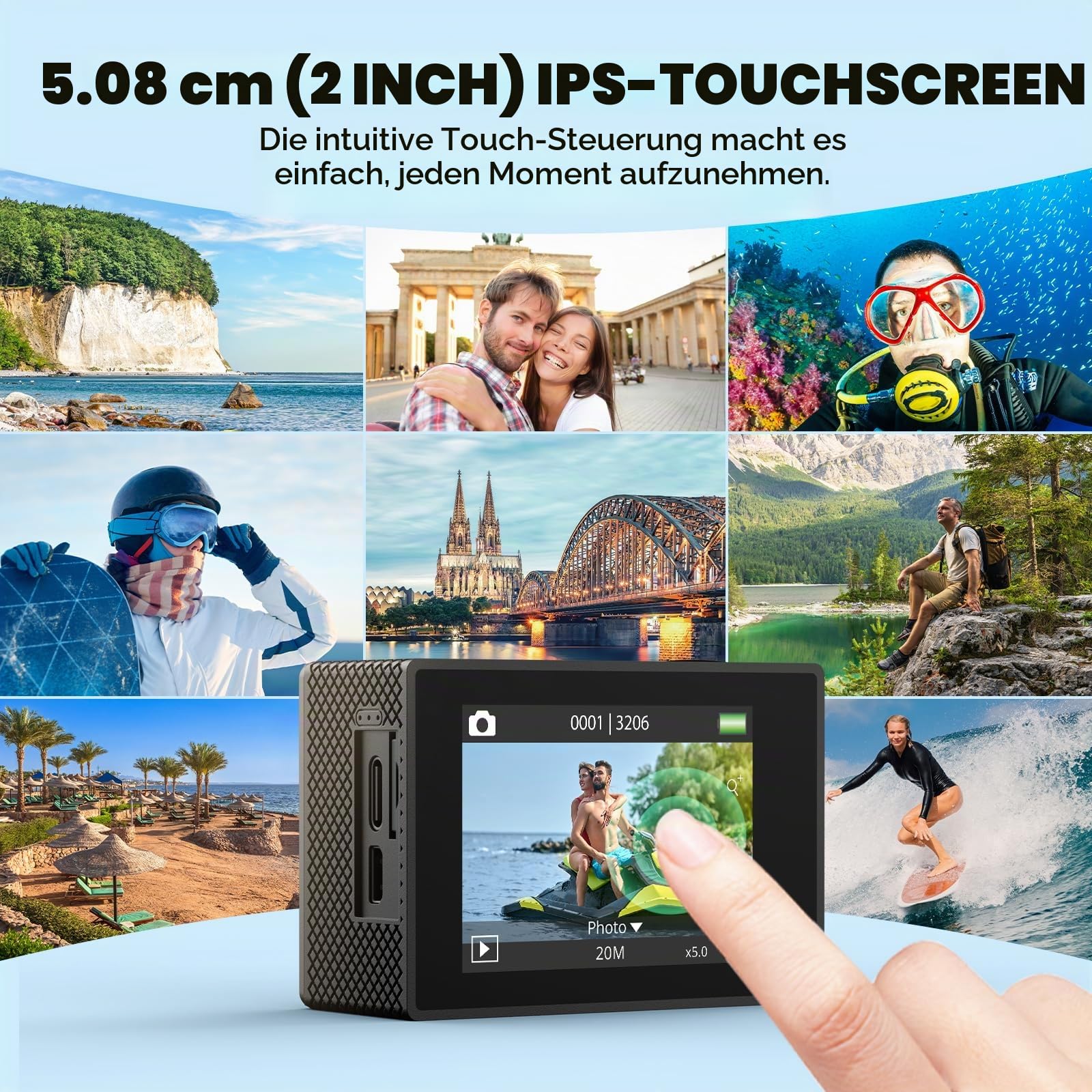 akaso-ek7000-pro-action-cam-4k30fps-wifi-40m-unterwasserkamera-mit-128gb-speiche image 4