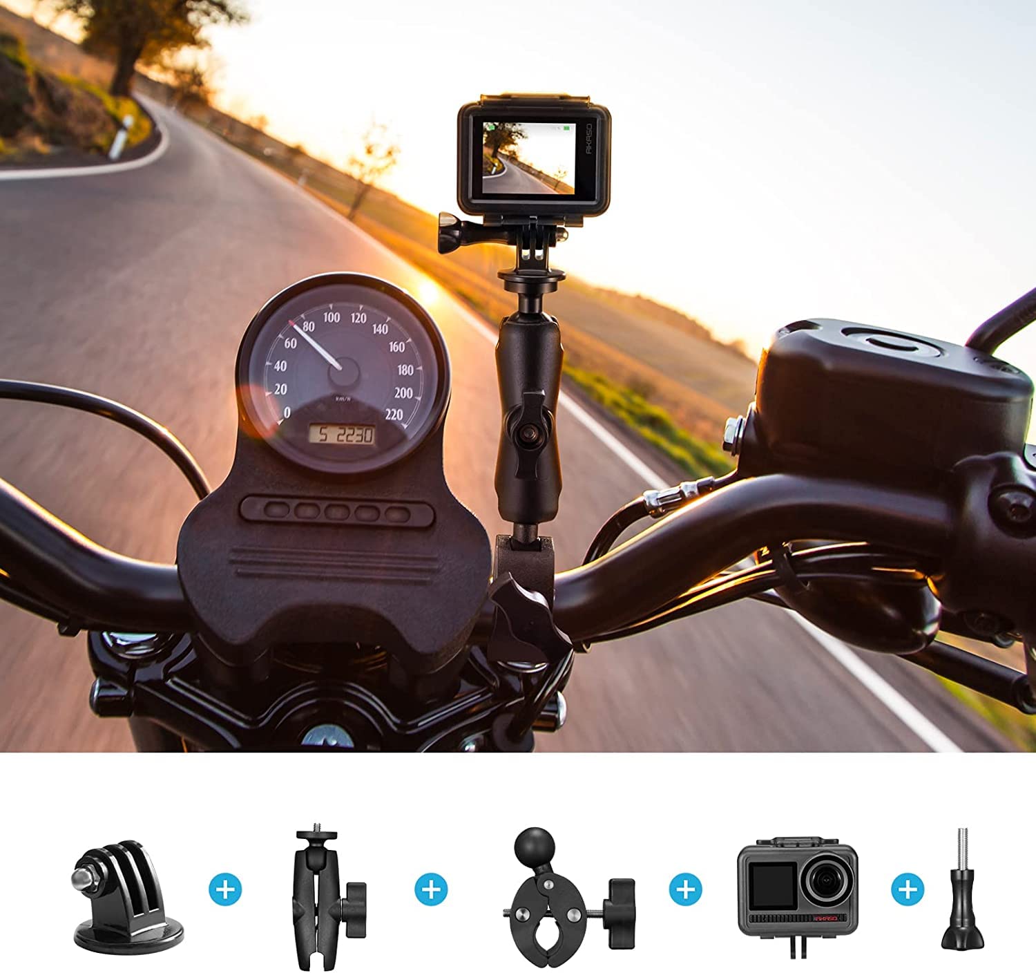 akaso-motorrad-set-halterung-f-r-brave-und-ek7000-action-kamera image 3