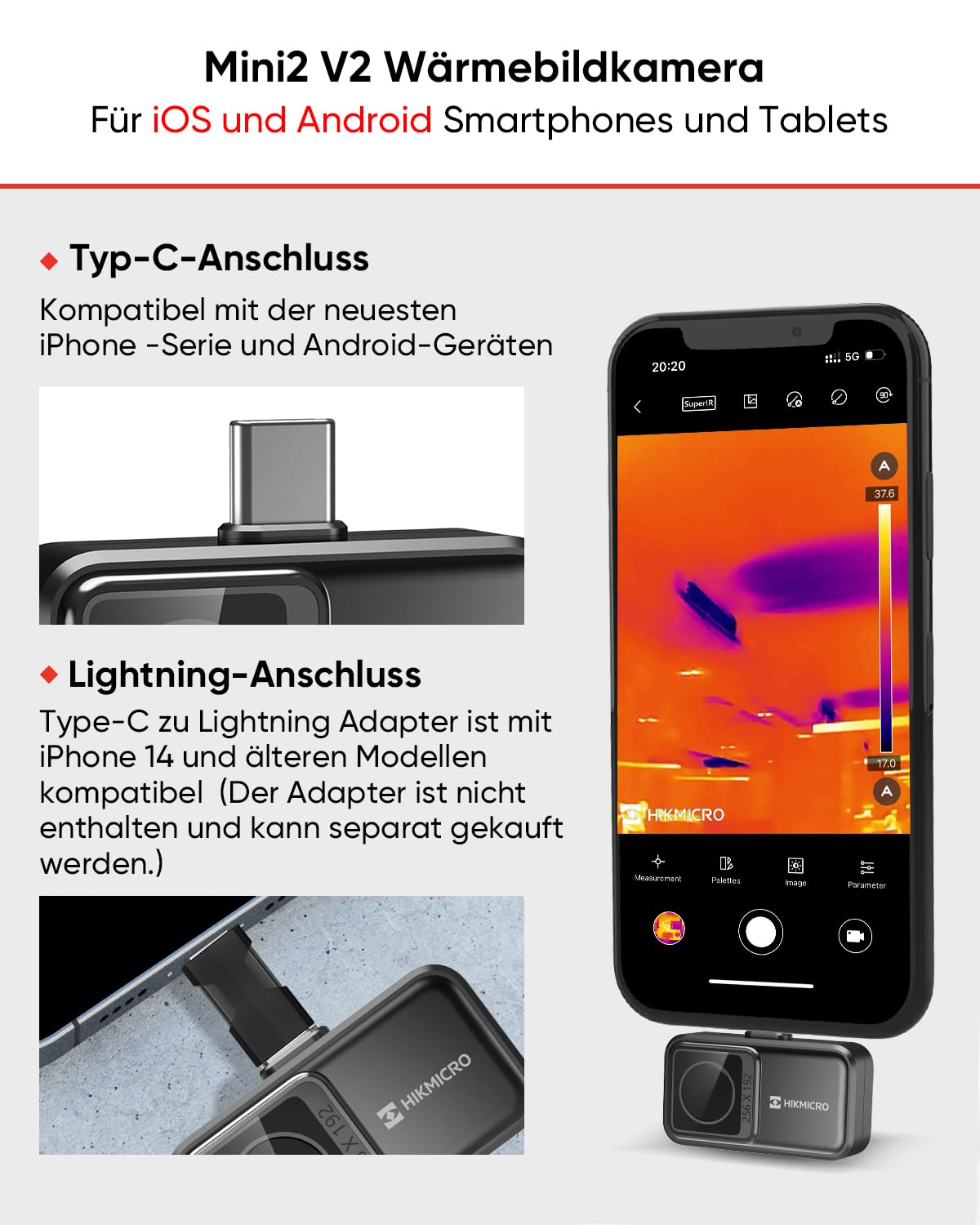 hikmicro-mini2-v2-w-rmebildkamera-f-r-android-ios-256x192-ir image 2