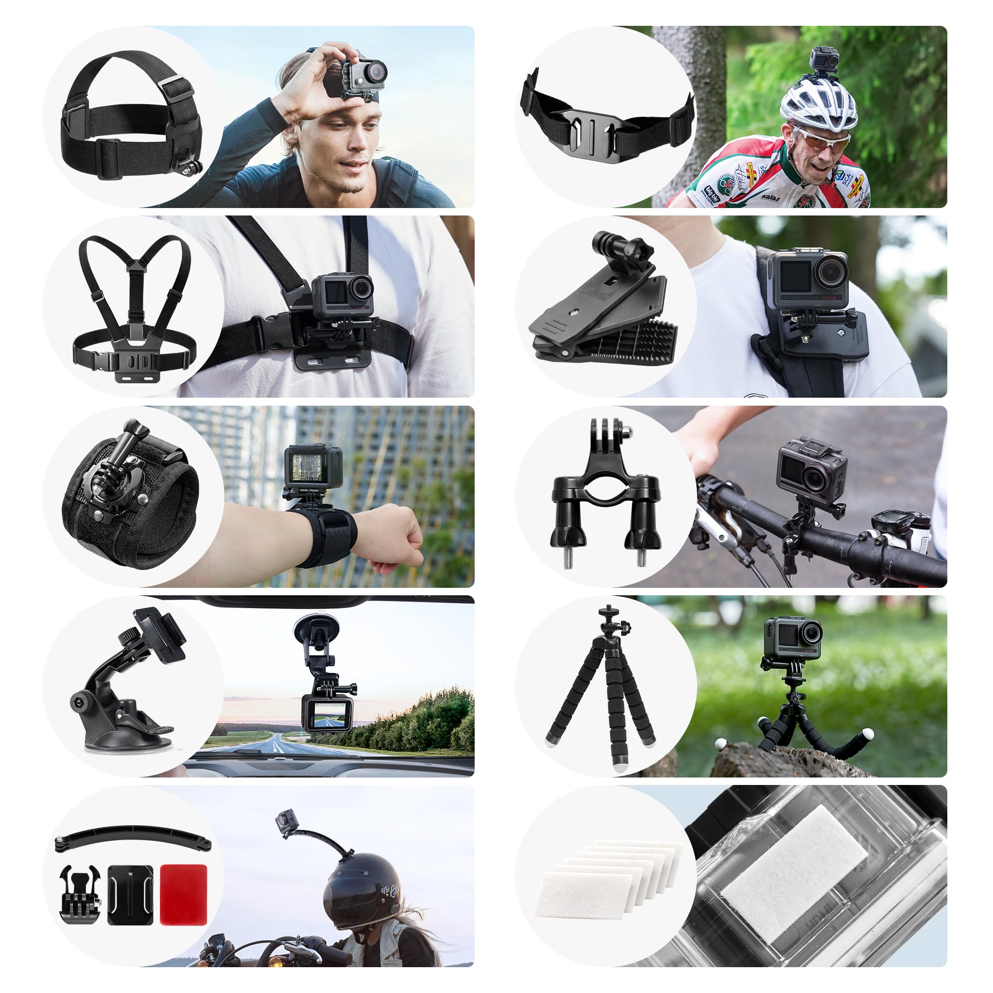 akaso-42-in-1-action-cam-zubeh-rset-mit-sammeltasche image 3