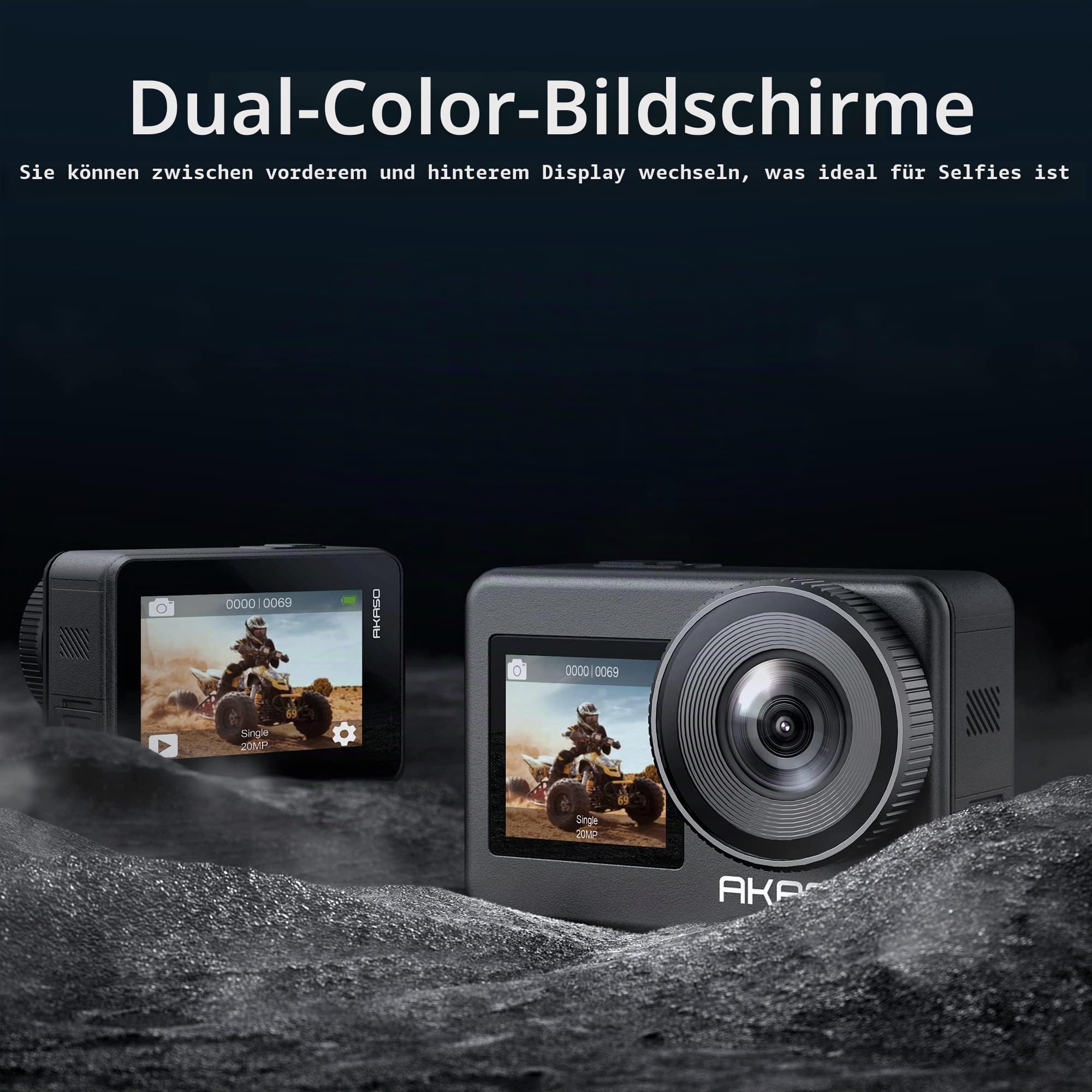 akaso-brave-7-actioncam-4k30-20mp-ipx8-dual-display-eis-2-0 image 2