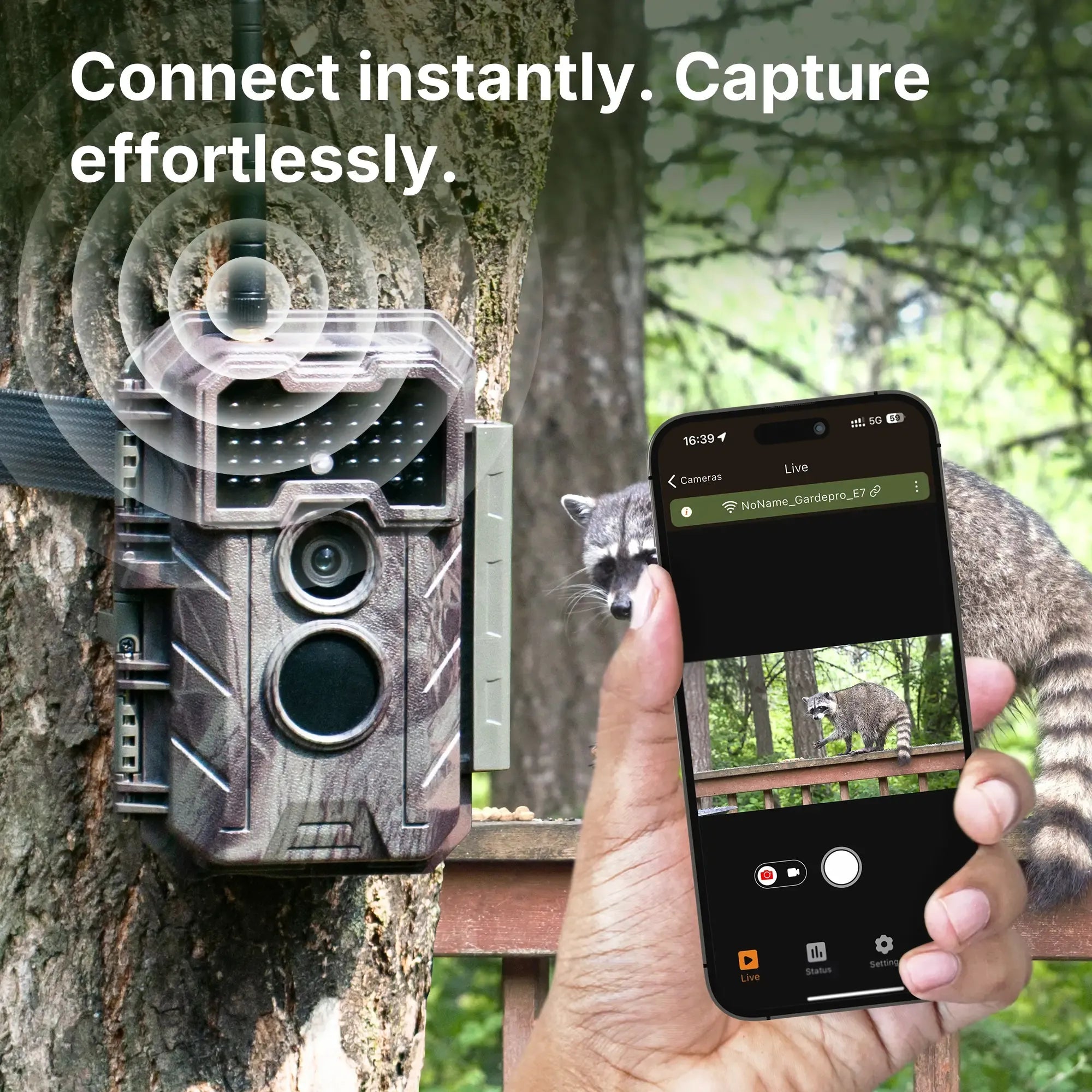 gardepro-e7-wlan-wildkamera-64-mp-1296p-hd-940-nm-no-glow-30-m-nachtsicht image 6