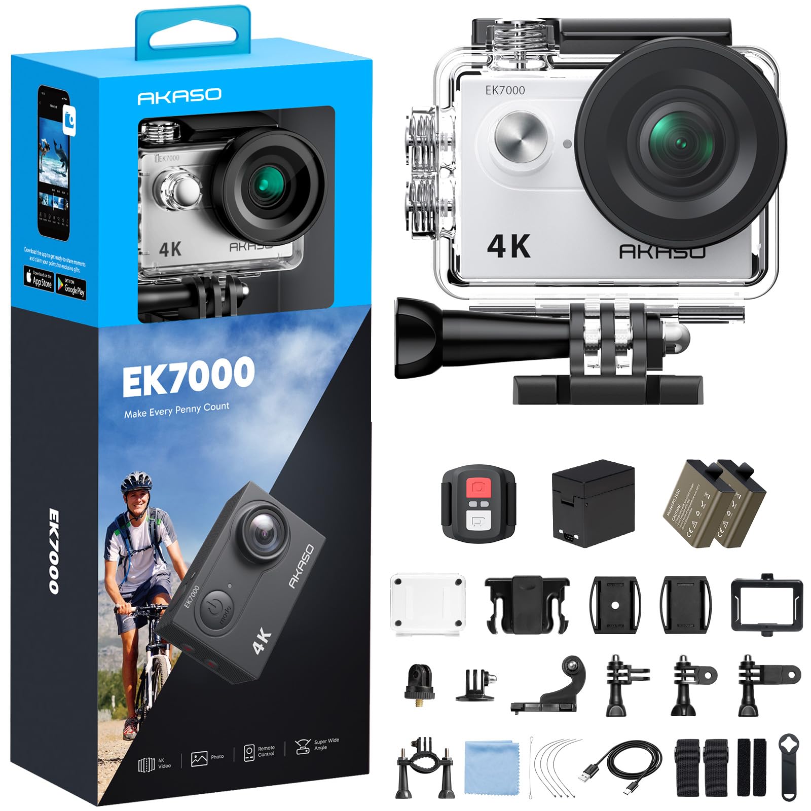 akaso-ek7000-4k30-action-kamera-blau image 7