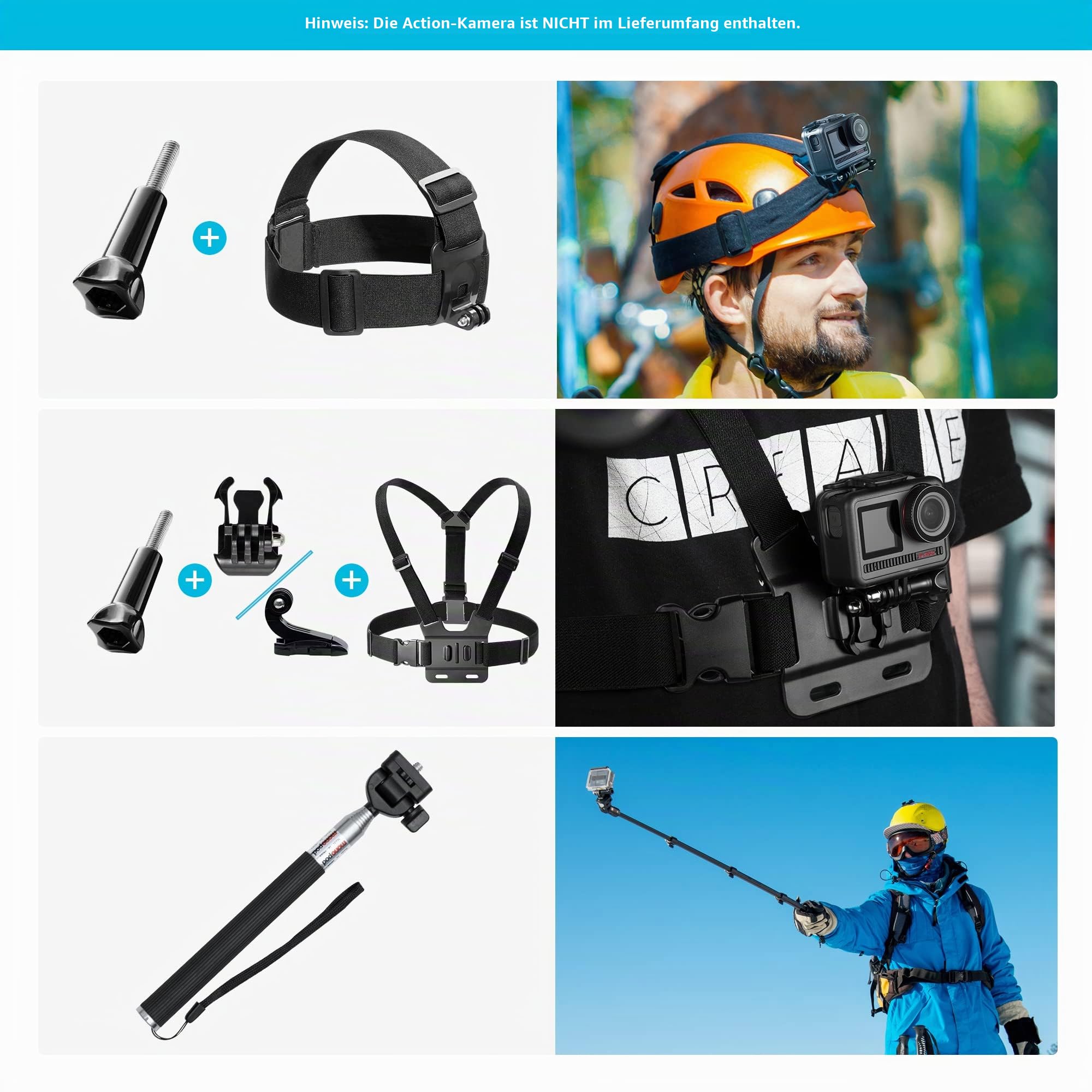 akaso-60-in-1-action-cam-zubeh-rset-mit-tasche image 4