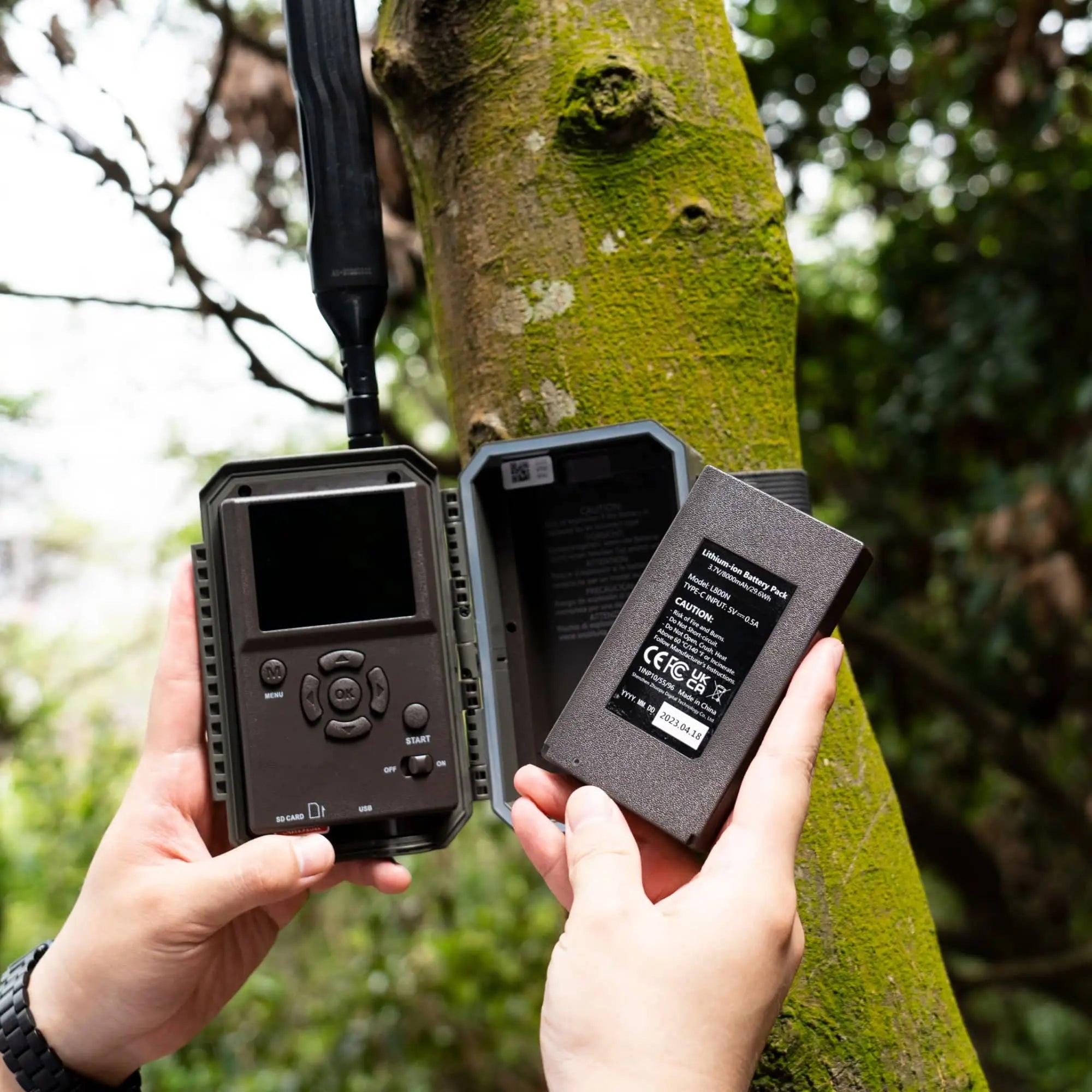 gardepro-8000mah-wiederaufladbarer-akku-f-r-e6p-e8p-x60p-wildkameras image 4