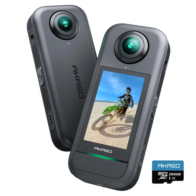 akaso-360-action-cam-5-7k-72mp-mit-256gb-speicherkarte-und-dual-48mp-sensor image 1