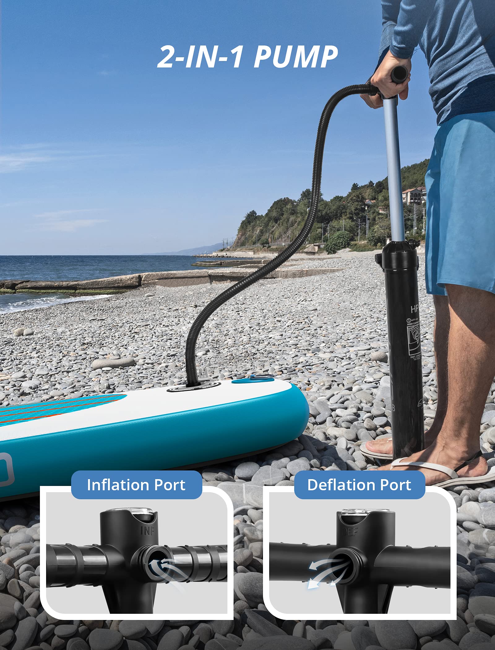 akaso-premium-sup-paddelboard-aufblasbar-305x81x15cm-150kg-komplettset image 6