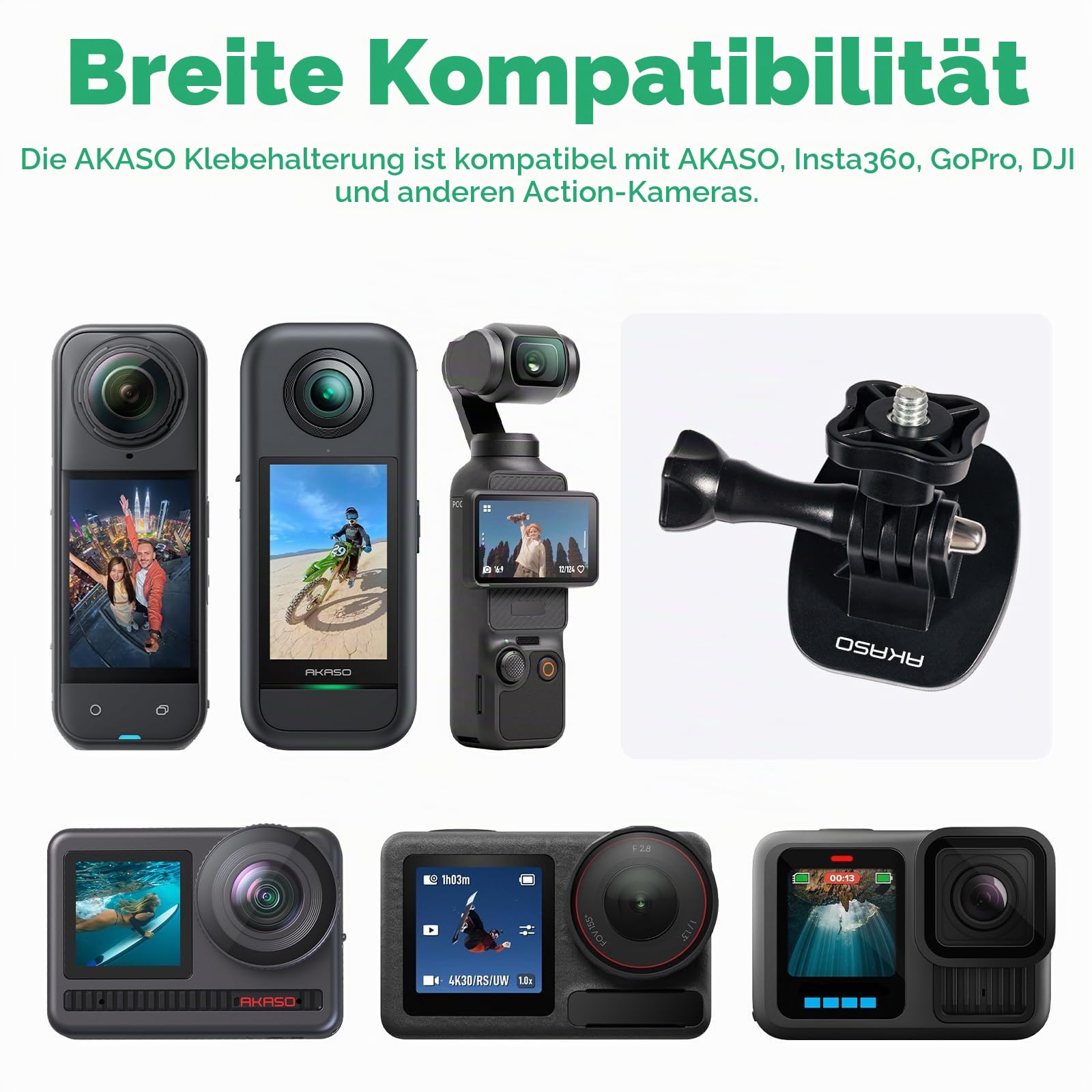 akaso-helm-klebehalterung-mount-set-f-r-gopro-dji-insta360-und-akaso image 4